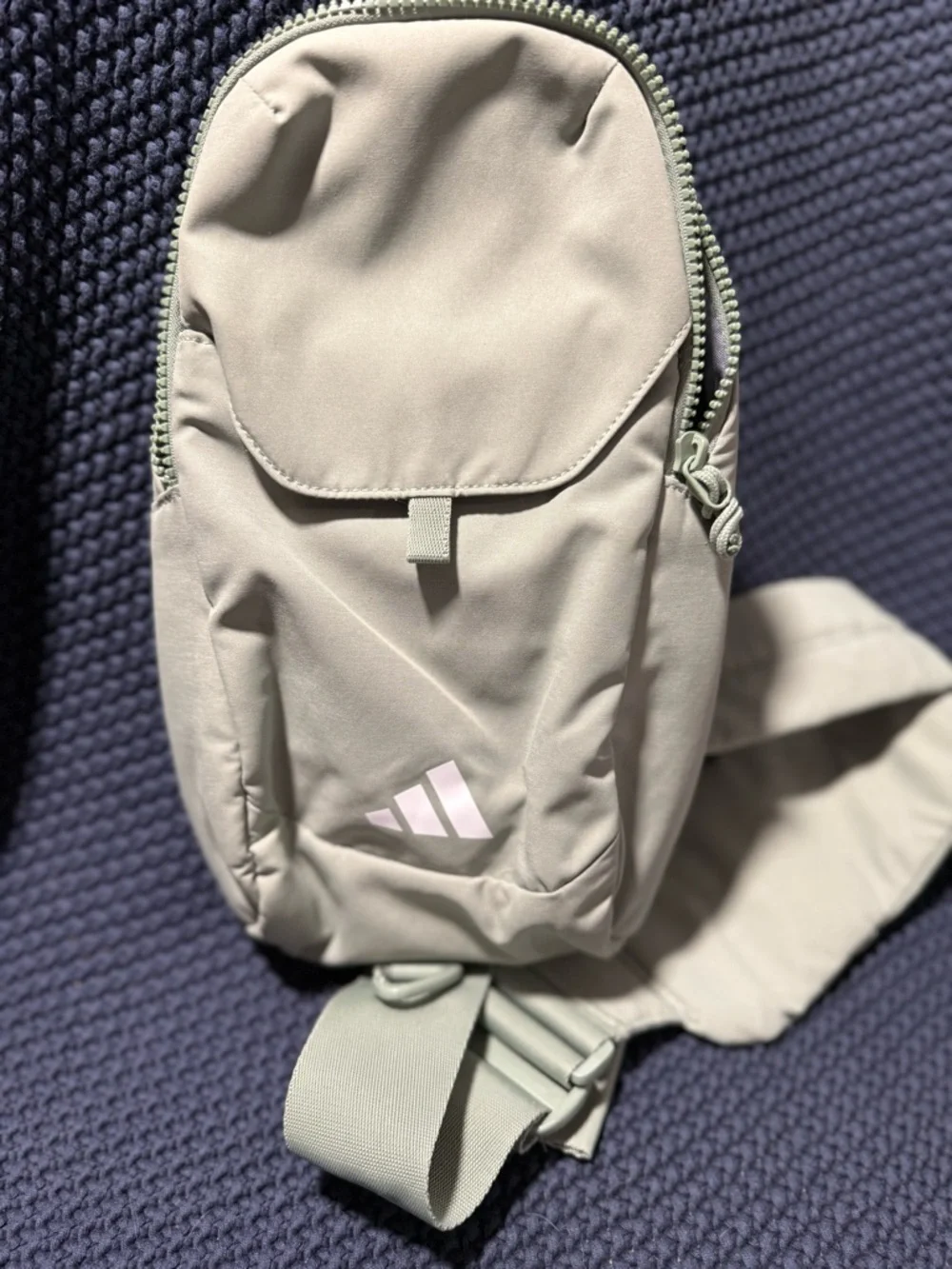 adidas Sage Green Sling Bag like new - Picture 2 of 4